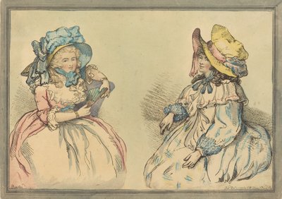 美人》，1792年出版。 作者 托马斯·罗兰森