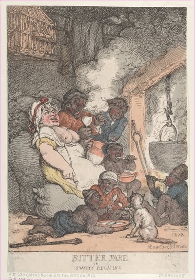 Bitter Fare or Sweeps Regaling, 1812., 1812. 作者 托马斯·罗兰森