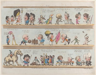 Borders for Rooms & Halls, Plate 10, July 10, 1799., July 10, 1799. 作者 托马斯·罗兰森
