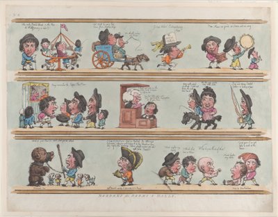 Borders for Rooms & Halls, Plate 8, June 20, 1799., June 20, 1799. 作者 托马斯·罗兰森