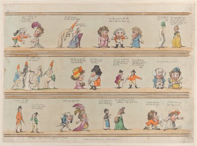 Borders for Rooms, Plate 4, April 1, 1799., April 1, 1799. 作者 托马斯·罗兰森