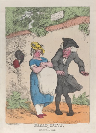 Broad Grins, or a Black Joke, June 4, 1812., June 4, 1812. 作者 托马斯·罗兰森