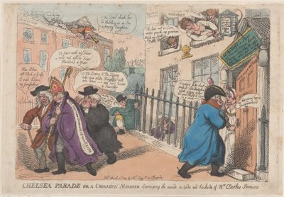 Chelsea Parade or a Croaking Member Surveying The Inside Outside and Backside of ..., March 4, 1809. 作者 托马斯·罗兰森