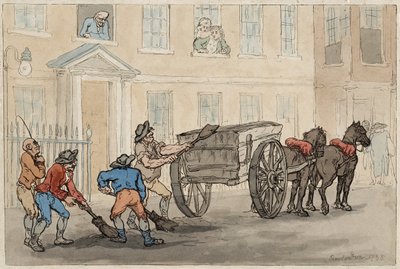 收集夜土壤，酒吧。 1788年 作者 托马斯·罗兰森