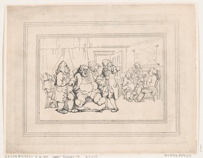 Comforts of Bath, Plate 1, January 6, 1798., January 6, 1798. 作者 托马斯·罗兰森