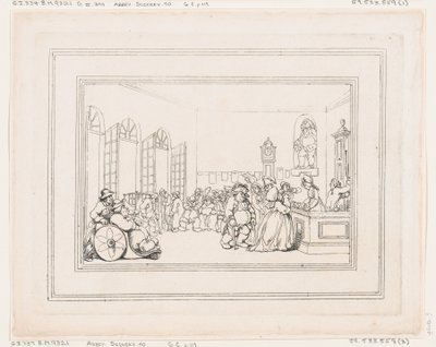Comforts of Bath, Plate 3, January 6, 1798., January 6, 1798. 作者 托马斯·罗兰森
