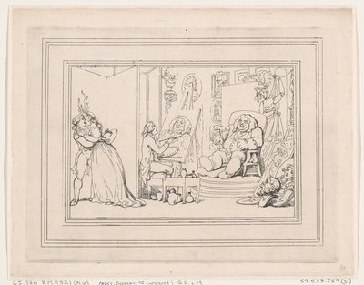 Comforts of Bath, Plate 6, January 6, 1798., January 6, 1798. 作者 托马斯·罗兰森