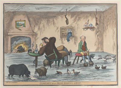 Comforts of an Irish Fishing Lodge, May 12, 1812., May 12, 1812. 作者 托马斯·罗兰森