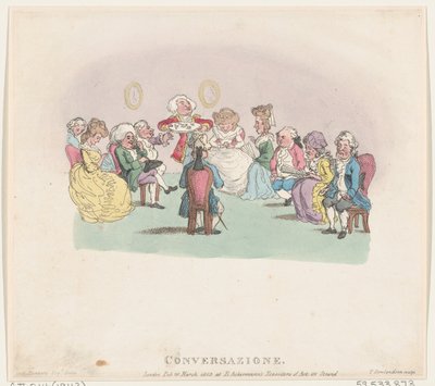 Conversazione, March 20, 1803., March 20, 1803. 作者 托马斯·罗兰森