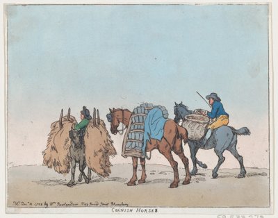 Cornish Horses, December 29, 1788., December 29, 1788. 作者 托马斯·罗兰森