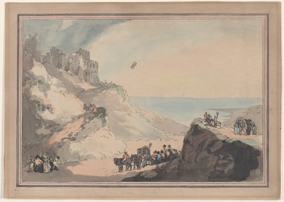 Blanchard和Jeffries的气球从多佛尔出发，1785年1月7日，1月...，1794年1月。 作者 托马斯·罗兰森