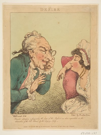 欲望，1800年2月21日。 作者 托马斯·罗兰森