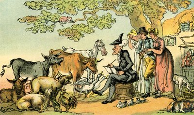 语法博士在大自然中写生 作者 Thomas Rowlandson