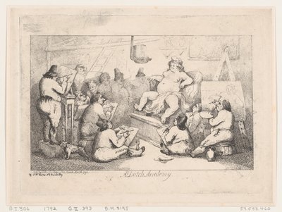 荷兰学院，1792年3月，1792年3月。 作者 托马斯·罗兰森