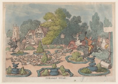 愤怒的牧师，1807年3月1日，1807年3月1日。 作者 托马斯·罗兰森