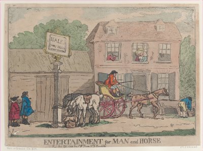 Entertainment for Man and Horse, October 25, 1788., October 25, 1788. 作者 托马斯·罗兰森