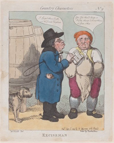Exciseman, September 10, 1799., September 10, 1799. 作者 托马斯·罗兰森