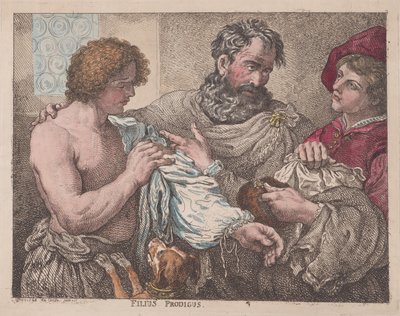 Filus Prodigus 浪子，1783-95，1783-95。 作者 托马斯·罗兰森