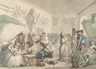 法国军营，1791年8月12日。, 1791年8月12日 作者 托马斯·罗兰森