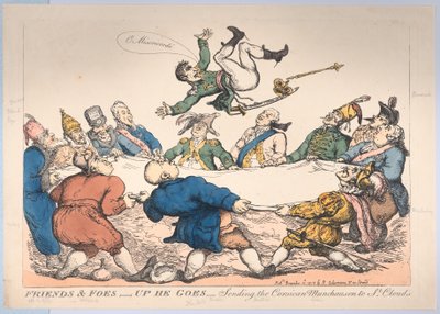 朋友和敌人--他去了--把科西嘉人蒙乔生送到圣克劳德，D.，1813年12月12日。 作者 托马斯·罗兰森