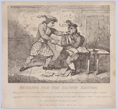 卷首语，为第二版修订《博斯韦尔的风景画》，P...，1786年6月15日。 作者 托马斯·罗兰森