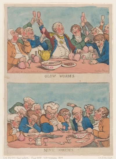 萤火虫, 泥土虫, 1812., 1812. 作者 托马斯·罗兰森