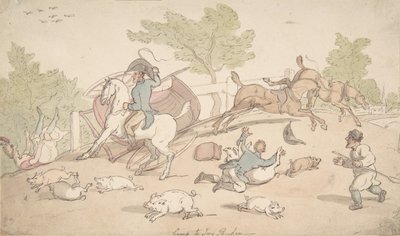 去常春藤桥，1780-1827。 作者 托马斯·罗兰森