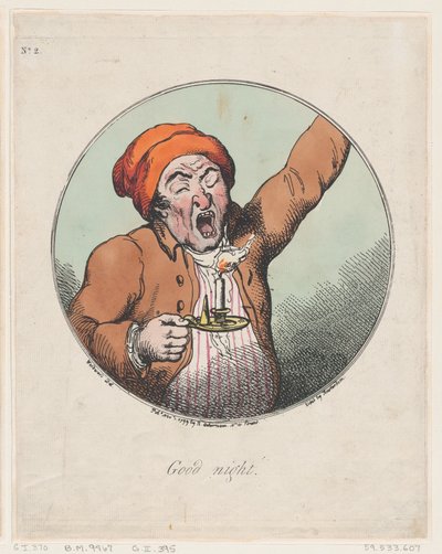 晚安，1799年11月1日，1799年11月1日。 作者 托马斯·罗兰森