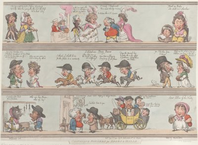 Grotesque Borders for Rooms & Halls, December 1, 1800., December 1, 1800. 作者 托马斯·罗兰森
