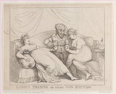 Ladies Trading on Their Own Bottom, October 5, 1810., October 5, 1810. 作者 托马斯·罗兰森