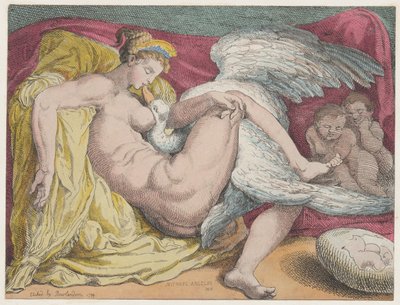 Leda and the Swan, 1799., 1799. 作者 托马斯·罗兰森