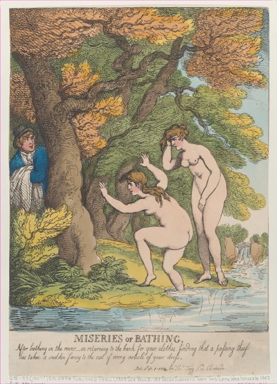 Miseries of Bathing, [April 1, 1808], reissued September..., [April 1, 1808], reissued September 1, 1814。 作者 托马斯·罗兰森