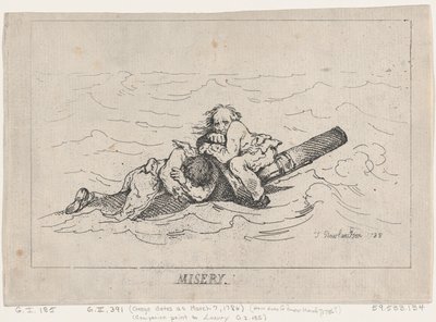 苦难，1785年。 作者 托马斯·罗兰森
