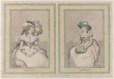 Modish and Prudish, December 1, 1791., December 1, 1791. 作者 托马斯·罗兰森