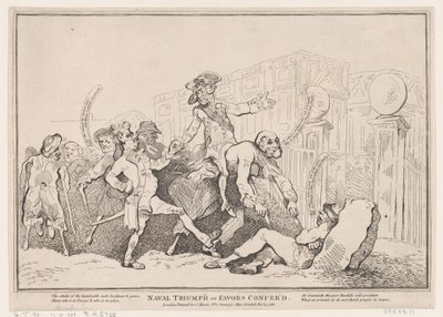 Naval Triumph, or Favors Conferred, November 13, 1780., November 13, 1780. 作者 托马斯·罗兰森