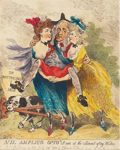 Nil Amplius Opto我参加了我的愿望峰会，酒吧。 1780年（手工彩色雕刻 作者 托马斯·罗兰森