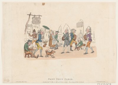 Pont Neuf, Paris, May 1, 1803., May 1, 1803. 作者 托马斯·罗兰森