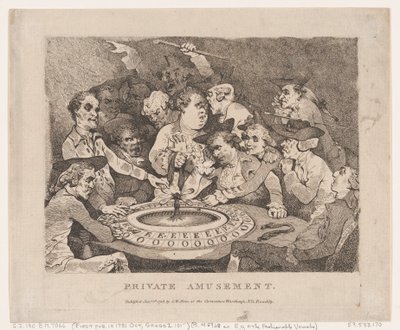 Private Amusement, January 1, 1786., January 1, 1786. 作者 托马斯·罗兰森