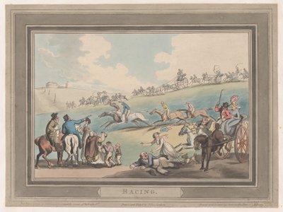 赛车[The Start]，1799年1月1日，1799年1月1日。 作者 托马斯·罗兰森