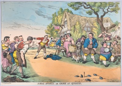 Rural Sports or Game at Quoits, October 30, 1811. , October 30, 1811. 作者 托马斯·罗兰森