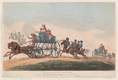 Sadlers Flying Artillery, September 3, 1798., September 3, 1798. 作者 托马斯·罗兰森