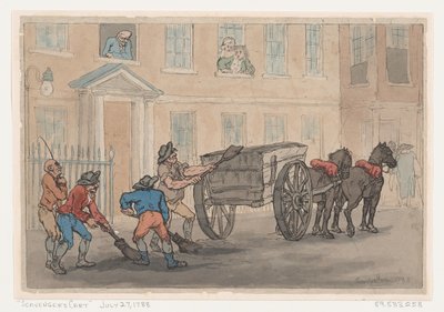 清道夫的车，1788., 1788. 作者 托马斯·罗兰森