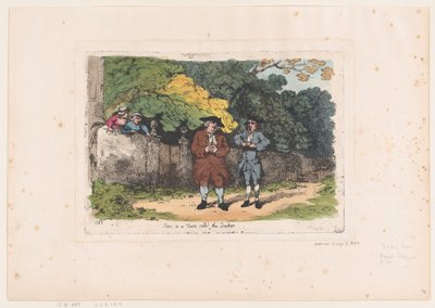 1783年12月22日，名为《贵格会》的闹剧中的场景。 作者 托马斯·罗兰森