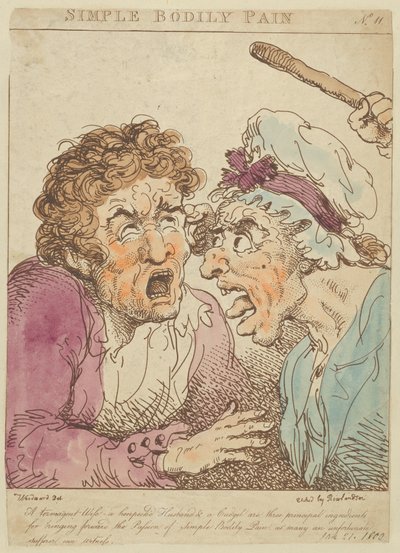 简单的身体疼痛，1800.，1800.。 作者 托马斯·罗兰森