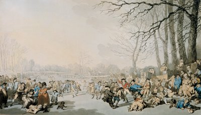 蛇形山的滑冰者》，1784年 作者 托马斯·罗兰森