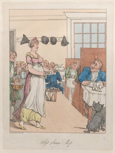 巴掌大的商店，1815年，1815年。 作者 托马斯·罗兰森