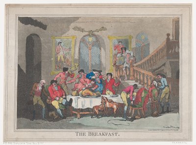 The Breakfast, February 1, 1789., 1789年2月1日。 作者 托马斯·罗兰森