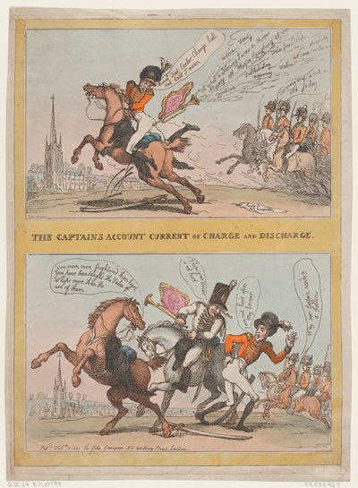 The Captains Account Current of Charge and Discharge, February 3, 1807。 作者 托马斯·罗兰森