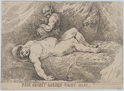 Covent Garden Night Mare, April 20, 1784., April 20, 1784. 作者 托马斯·罗兰森