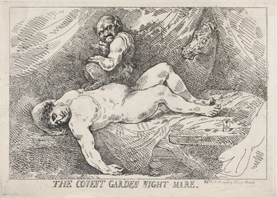 Covent Garden Night Mare, April 20, 1784., April 20, 1784. 作者 托马斯·罗兰森